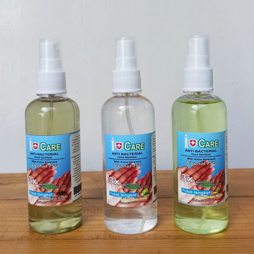 HAND SANITIZER SPRAY(i-Care) 100ml Jamin Ketagihan Aromanya