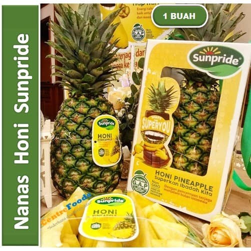 

Buah Nanas Honi - Nanas Sunpride Fresh | 1 Buah [ Harga Per PCS ]