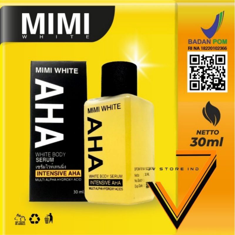 MIMI WHITE AHA Body Booster 30 ml [ 𝗢𝗥𝗜 𝗕𝗣𝗢𝗠 ]