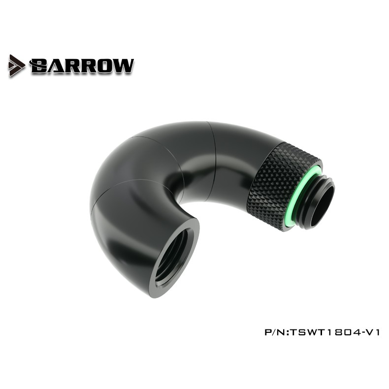 BARROW TSWT1804-V1 180 Snake 4-Way Rotary Adapter M-F Black