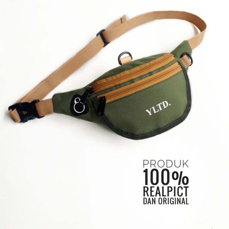 Tas Selempang Waistbag mini pria termurah