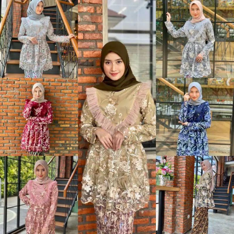 KEBAYA MODERN/KEBAYA MUSLIM/KEBAYA TULLE/KEBAYA PESTA