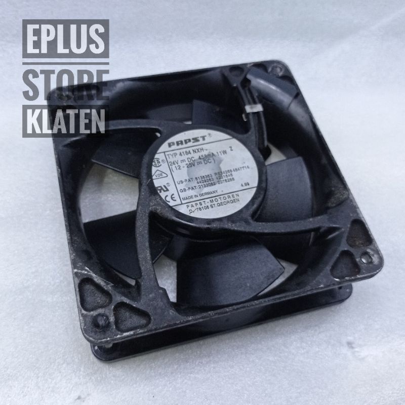 kipas 12cm 24v 12 - 25v 11W PAPST highspeed frame almunium kp165