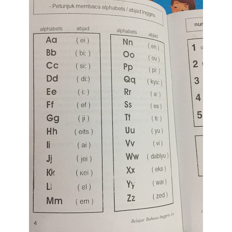 Belajar Bahasa Inggris 1A dan 1 B untuk TK dan SD Kelas 1 / Buku Anak