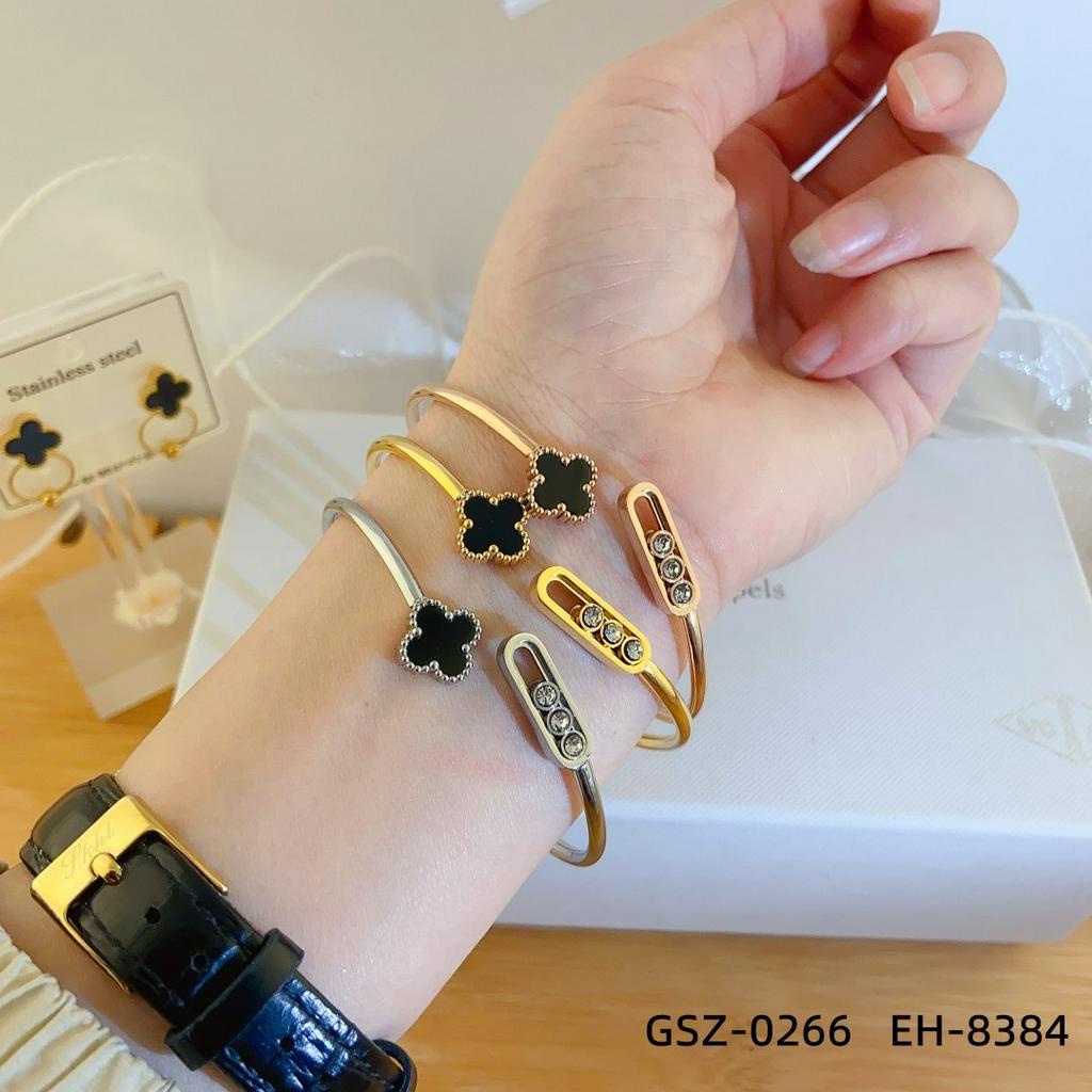 Gelang Titanium Permata Perhiasan Fashion 0266