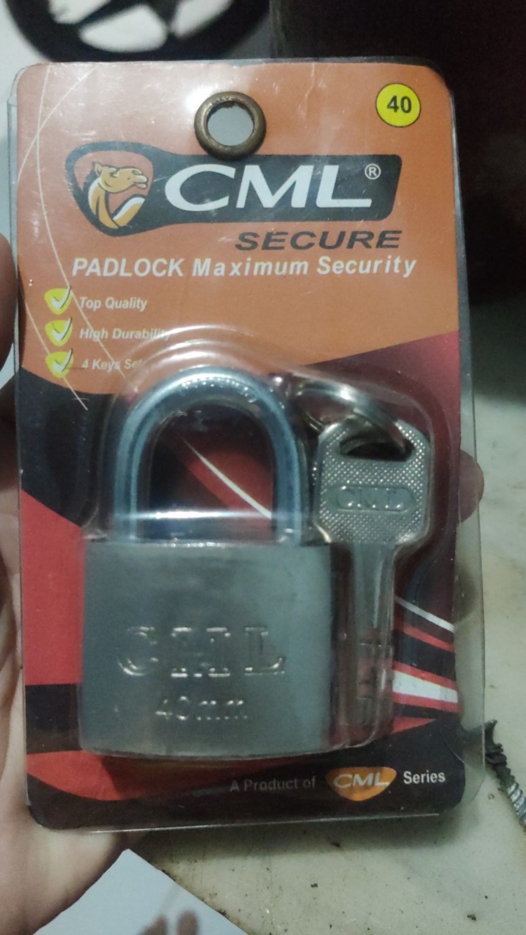 Gembok Camel 40 Pendek - Gembok Pagar - Gembok Rumah - Gembok Nekel - Gembok Motor - Gembok Gudang -