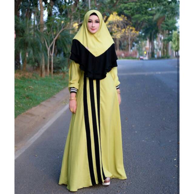 Gamis Lime Set