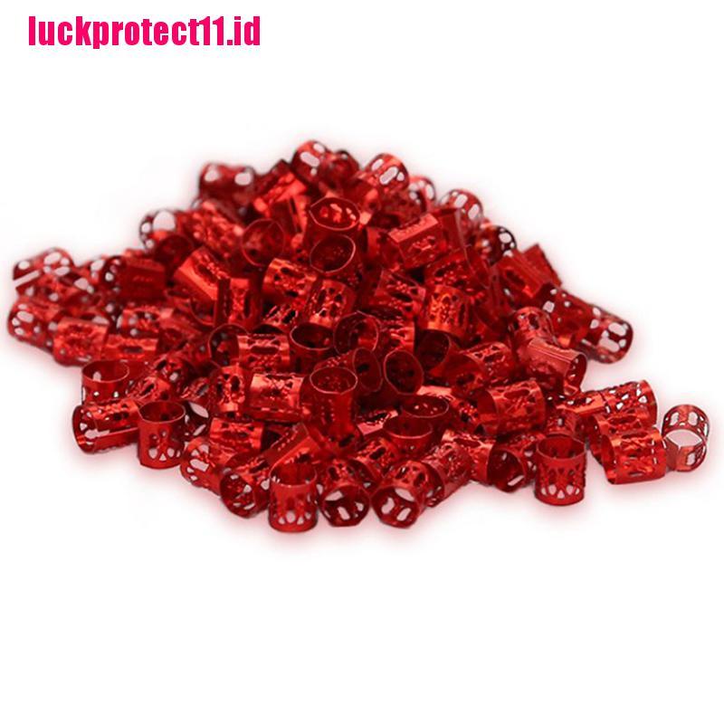 (LUCK) 100pcs / Set Klip / Jepit Rambut Gimbal Adjustable Untuk Wanita