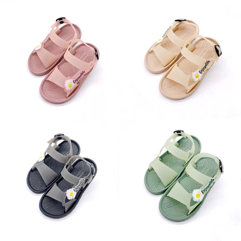 SANDAL Slip On sandal anak perempuan bahan EVA/Karet anti licin terbaru kekinian