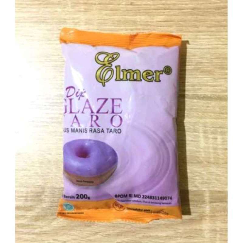 

STOK TERBARU【DIJAMIN ORIGINAL】Elmer taro 200GR ✅Glaze donat | Glaze | Topping Donat | Elmer | Elmer Dip Glaze Topping Donat kemasan 200 gr /Elmer Dip Glaze Donut 200 gram (Kemasan Pabrik dan Repack) | Dip glaze Elmer 200gram Termurah !!