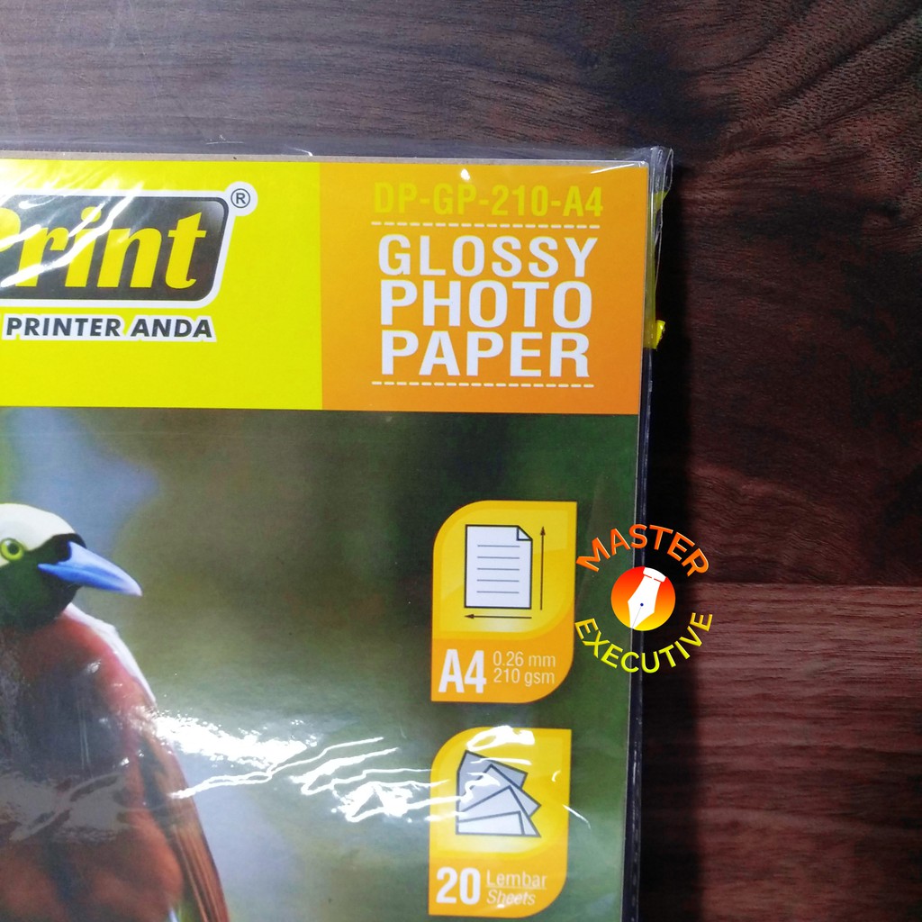 [Pak - 20 Lembar] Data Print Glossy Photo Paper 210 gsm A4 / DP-GP-210-A4 DataPrint