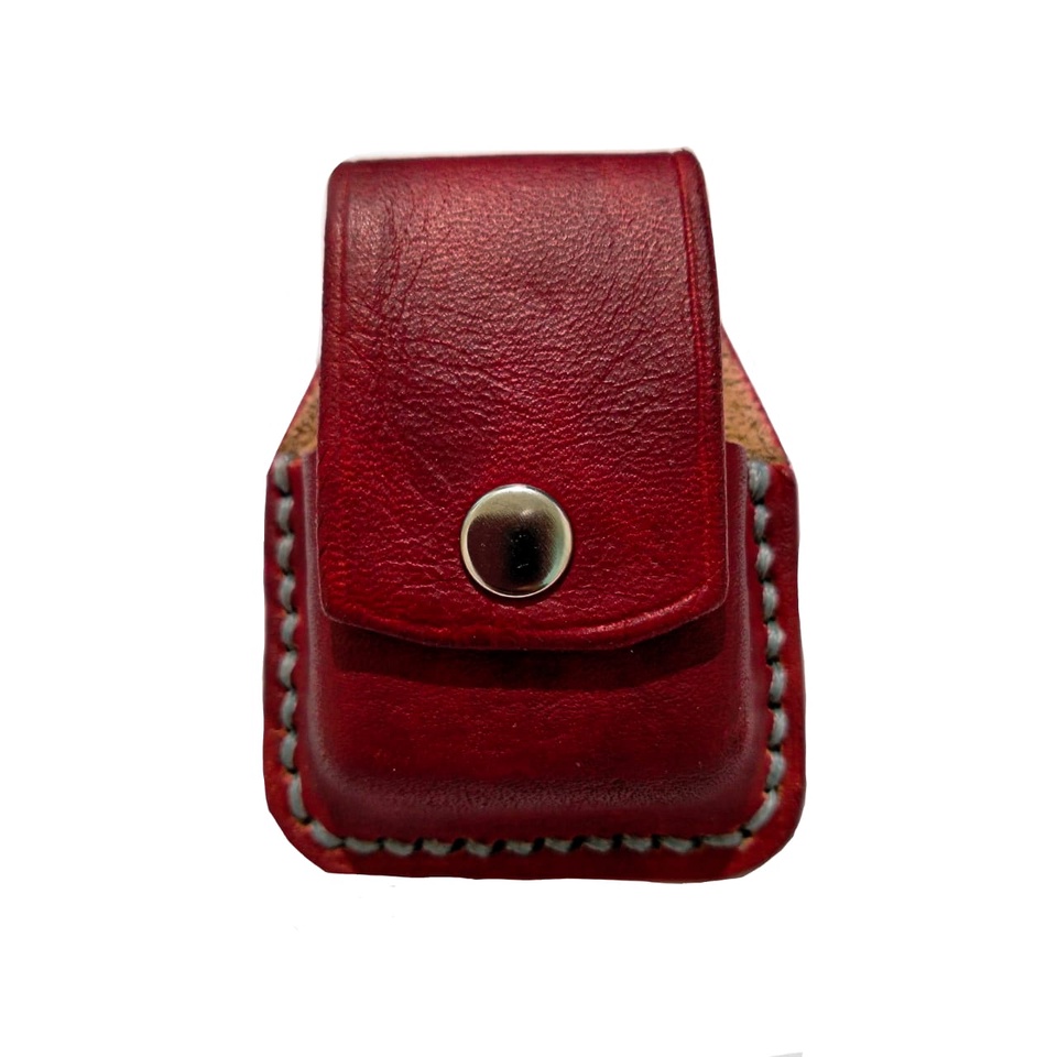 Sarung Zippo Tempat Zippo Kulit Maroon / Sarung Zippo Kulit Original / Sarung Zippo Kulit / Sarung Zippo Kulit Asli Murah / Sarung Zippo Handmade