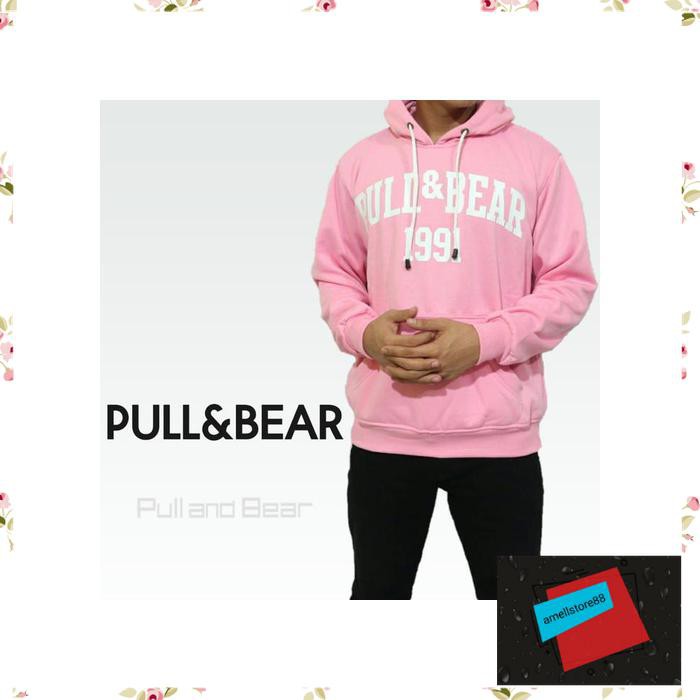 Jaket Pria parasut parka gunung Hoodie Pull & Bear KK317