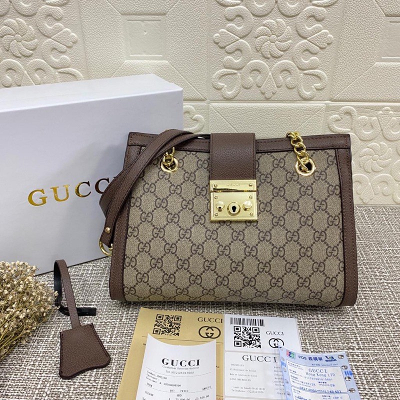 Gucci Padlock Tote Small FREE BOX