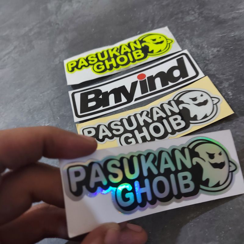 STICKER PASUKAN GHOIB PRINCUT