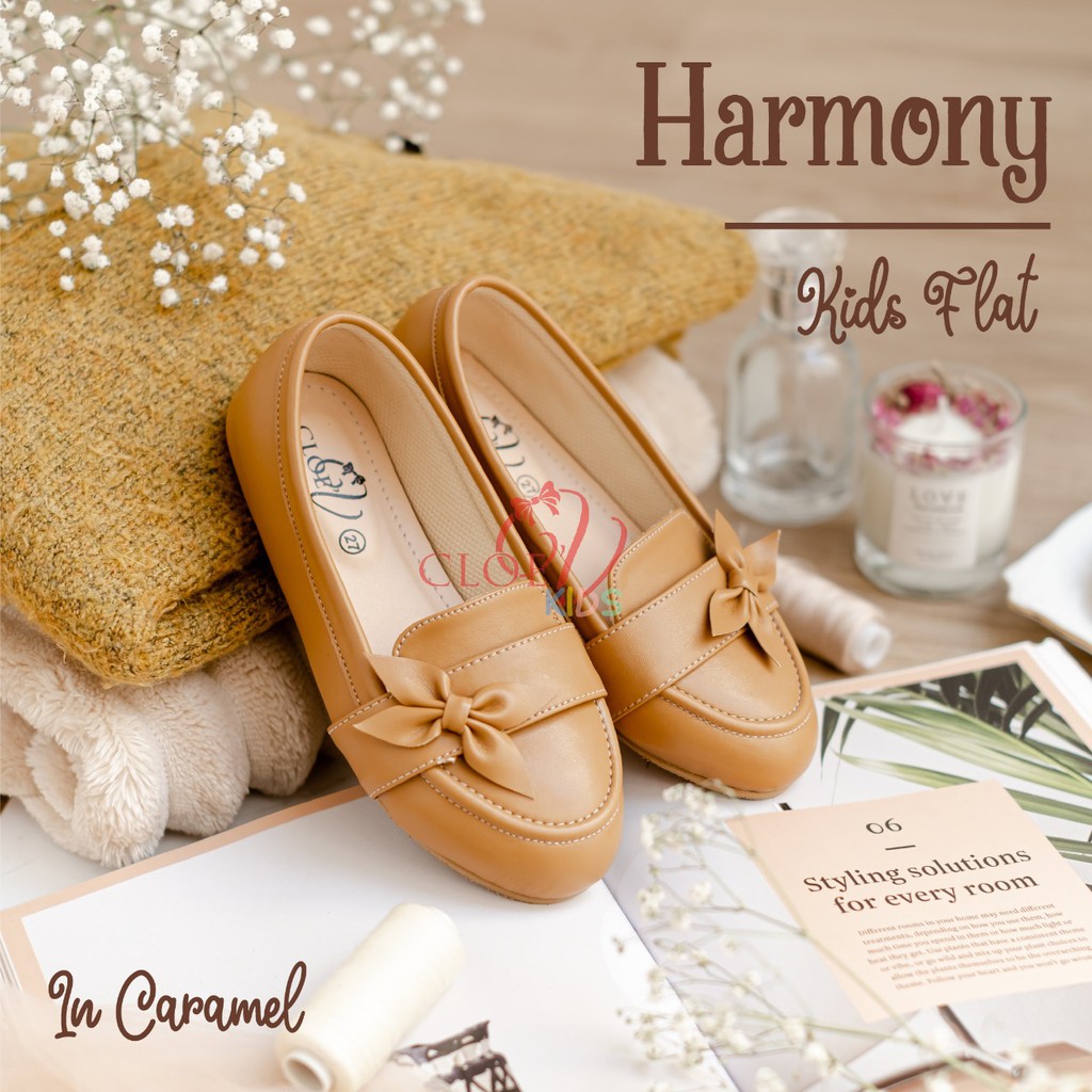 CLOEVKIDS - Harmony Size 22-35 Flatshoes Sepatu Pesta Ballerina Anak Perempuan Lucu