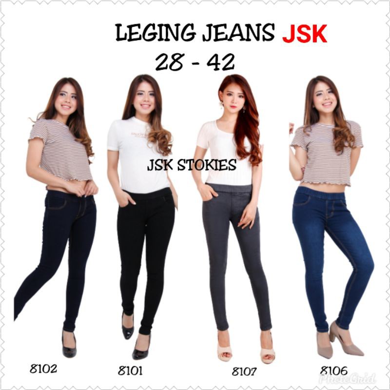 Celana Panjang Leging Jeans Wanita