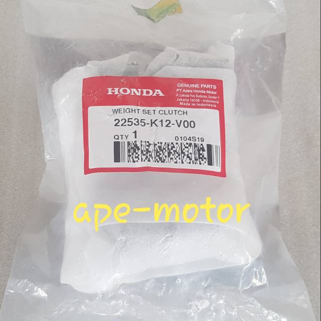 KAMPAS KOPLING GANDA PCX 150 22535-K12-V00 ORIGINAL HONDA