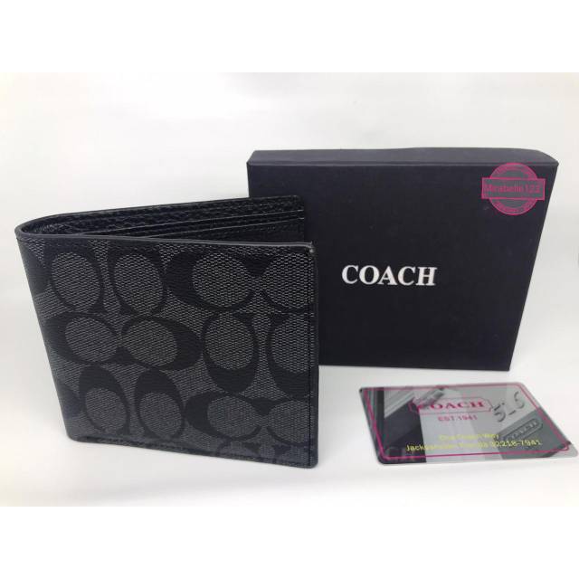 DOMPET IMPORT COACH PRIA KULIT ASLI