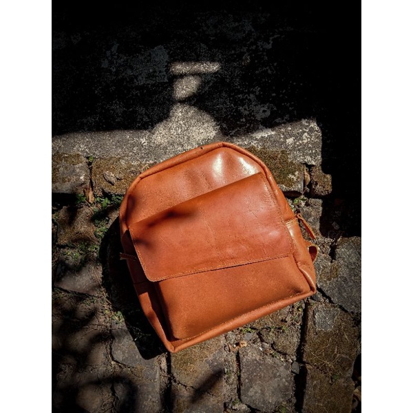 tas kulit wanita ransel backpack