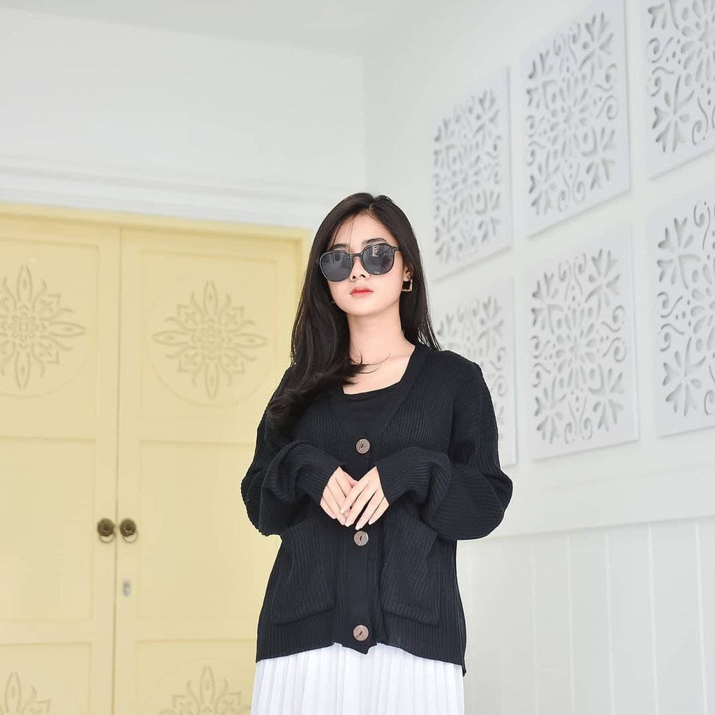 [✅COD]CLARA OUTER CARDIGAN - CARDIGAN RAJUT WANITA / KARDIGAN SOFT KNIT