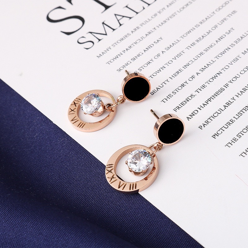 anting permata hitam