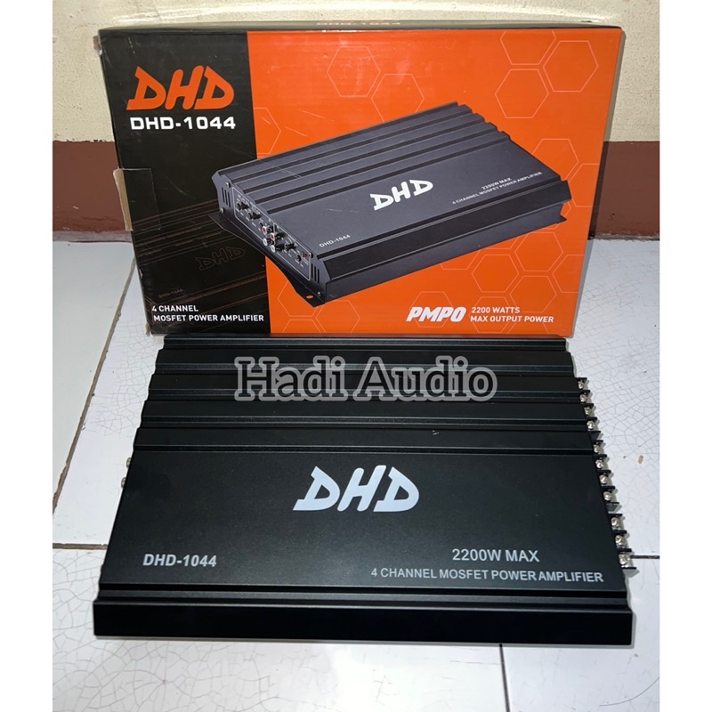 Jual (PROMO) Power Amplifier Mobil 4 Channel DHD-1044 - Hitam ( HADI ...