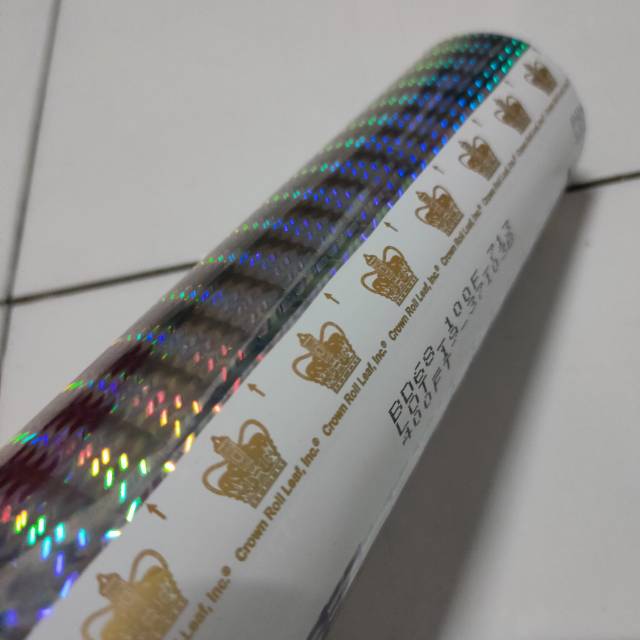 HOT STAMPING FOIL / HOLOGRAM FOIL / HOLOGRAPHIC FOIL MOTIF GARIS CROWN 713 USA