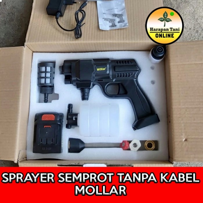Mollar Cleaning Gun | Alat Semprot Tanpa Kabel | Cleaning Gun