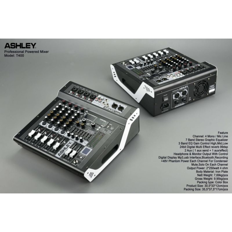 Power Mixer Ashley T400 Baru