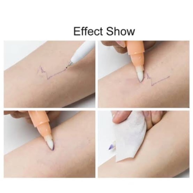 Magic eraser skin remover pen penghapus tinta sulam alis tatto tato