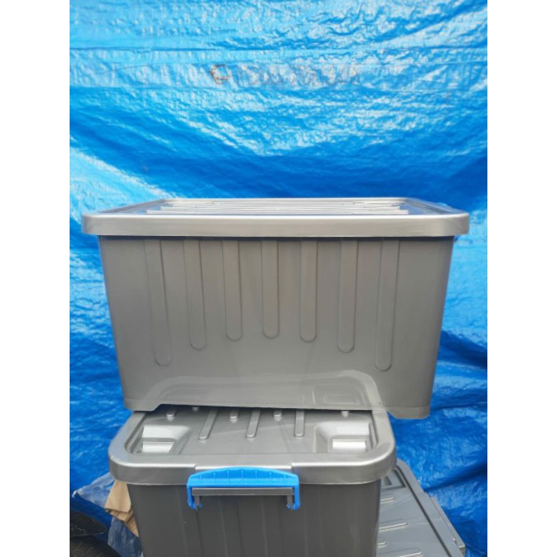 Container Box 60 Liter Silver (Khusus Ekspedisi)