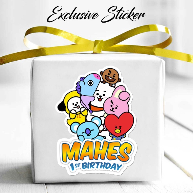 

50 STIKER / STICKER BT21 2-2 ULANG TAHUN / ULTAH / BIRTHDAY