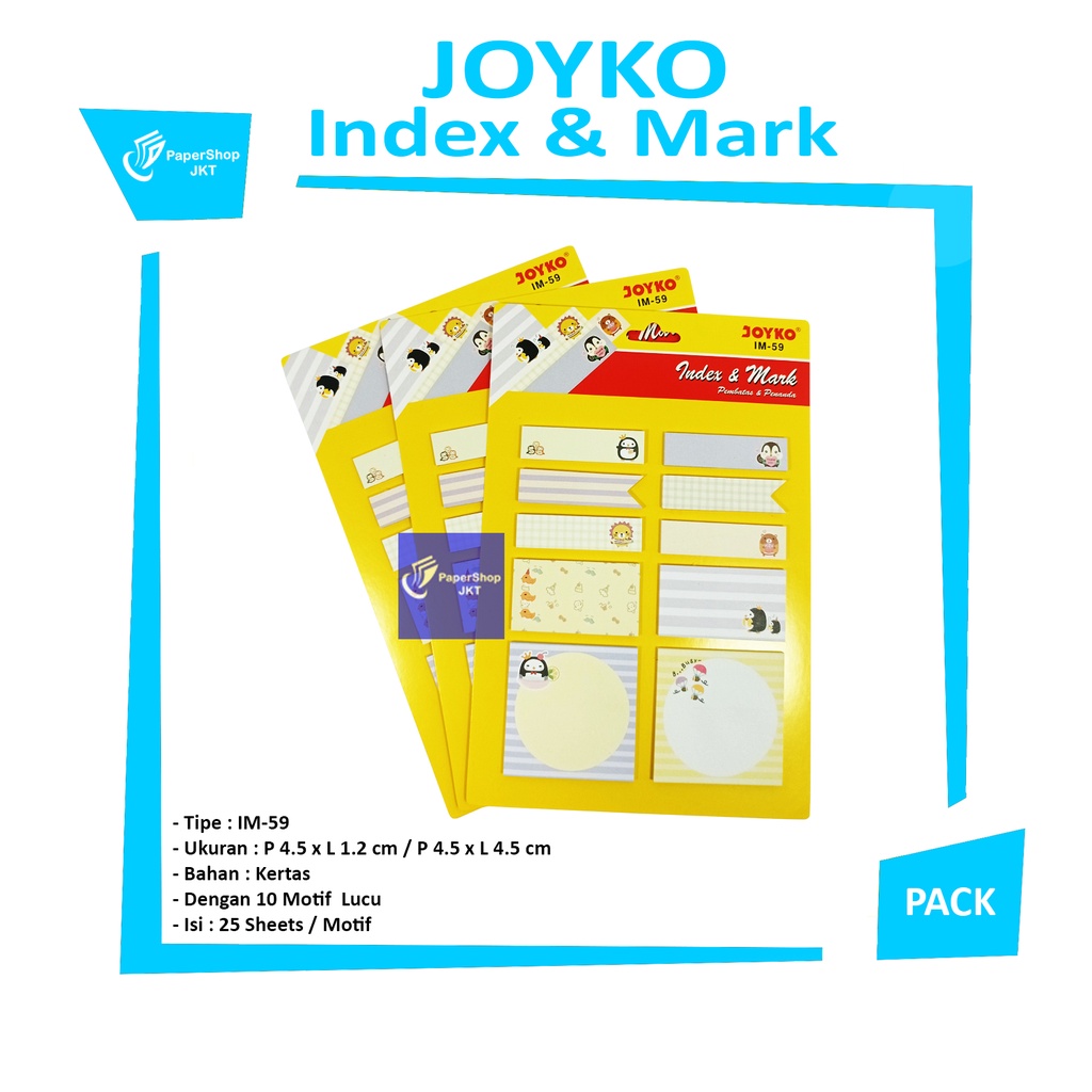 

JOYKO - Index Mark IM 59 - Pembatas IM 59 - Pad