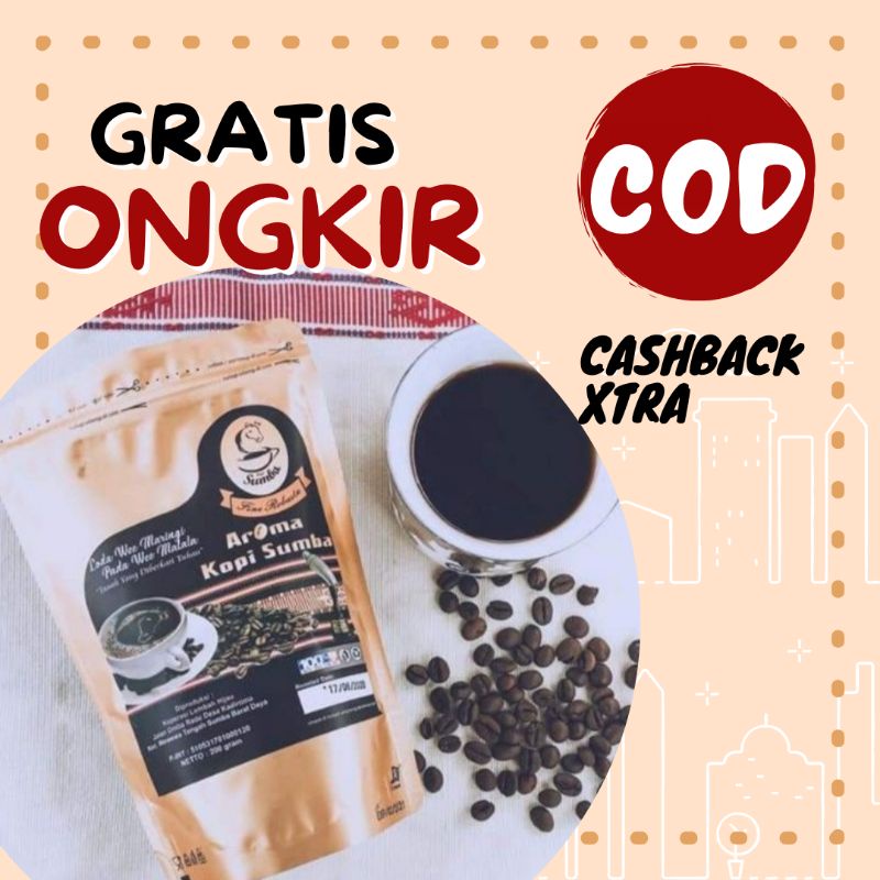 

Aroma Kopi Sumba ROBUSTA Bukan ARABICA - Fresh Asli Bubuk Giling Halus /Medium /Kasar /Biji /Halal /Juara /original /Honey /Semi /Full Wash - Indonesia Coffee - 200 gr - 250 gr