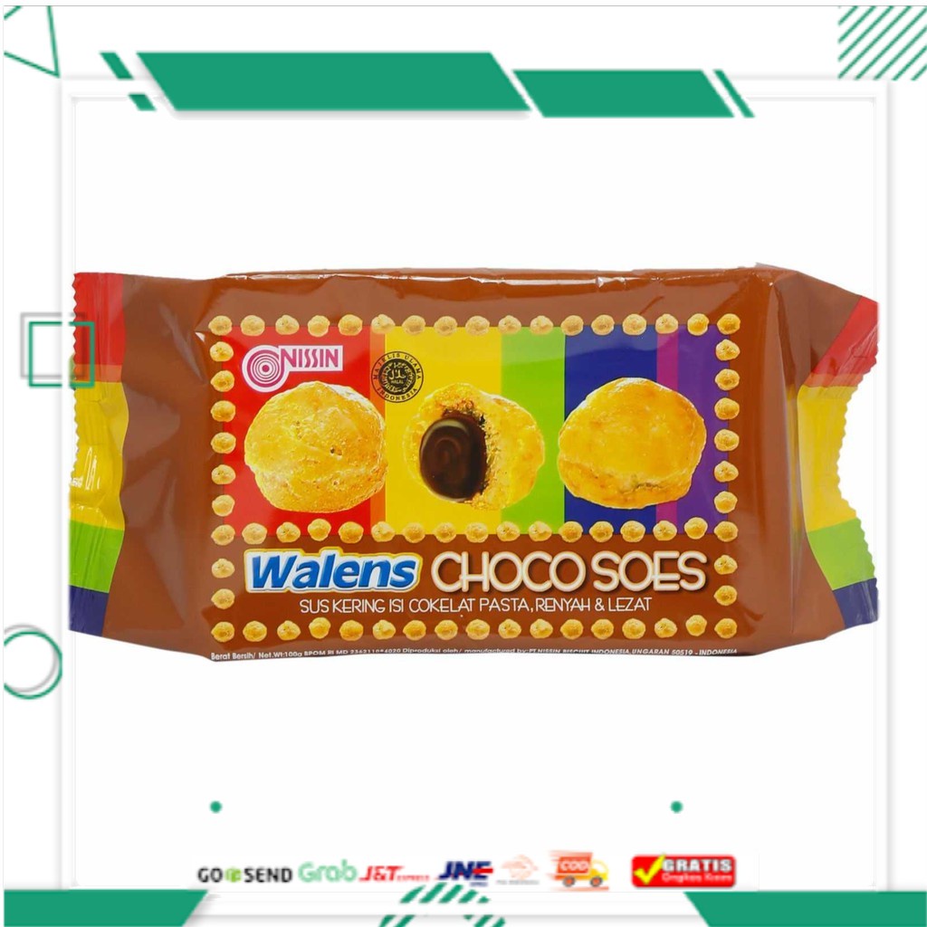 

Nissin Walens Chocolate Soes 100 g