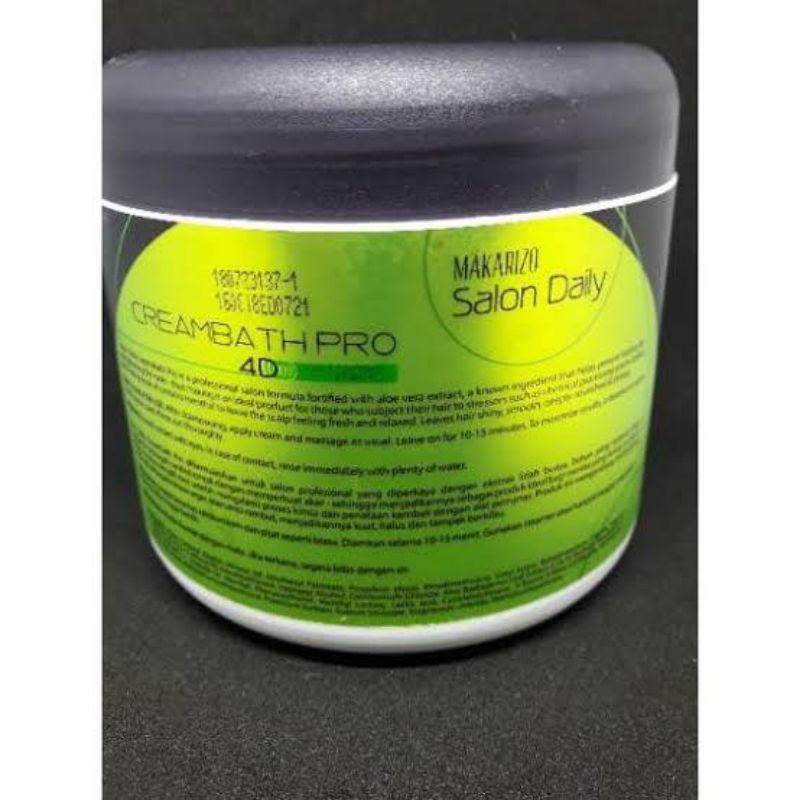 MAKARIZO Profesional CREAMBATH PRO 4D Salon Daily 500gram