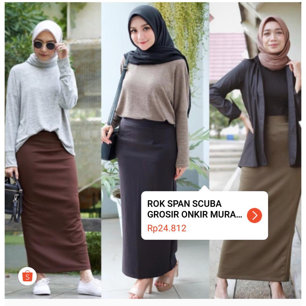 35+ Trend Terbaru Rok Pensil Ootd Rok Span Hijab - Beast Soom