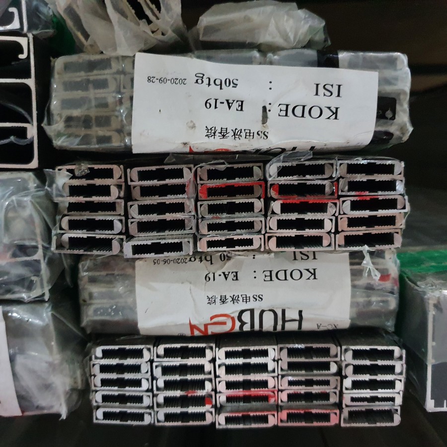 Profil Lis List Edging Frame Aluminium Alumunium EA 19 SS / CP 3 Meter