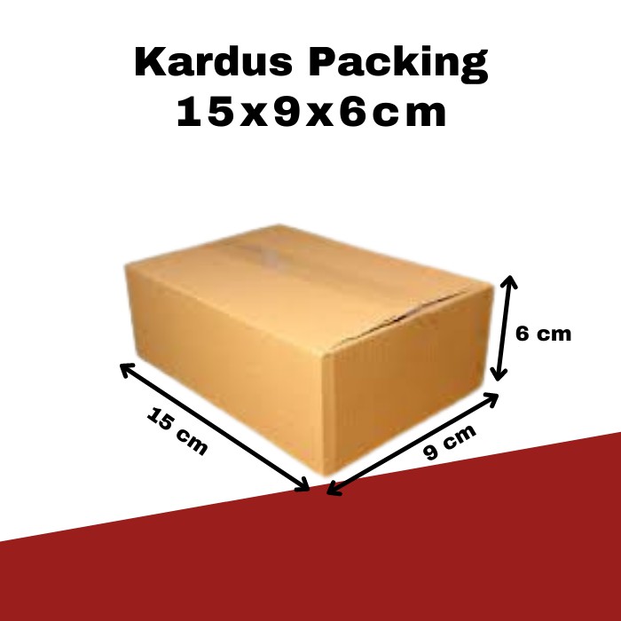 

TERMURAH Kardus Packing Ukuran Panjang 15 cm Lebar 9 cm Tinggi 6 cm