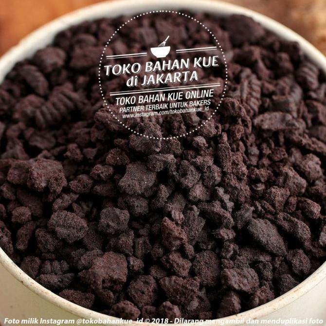 

}}}}}}] Black Cookie Crumb Serena 500gr Biskuit Remahan Topping Kue