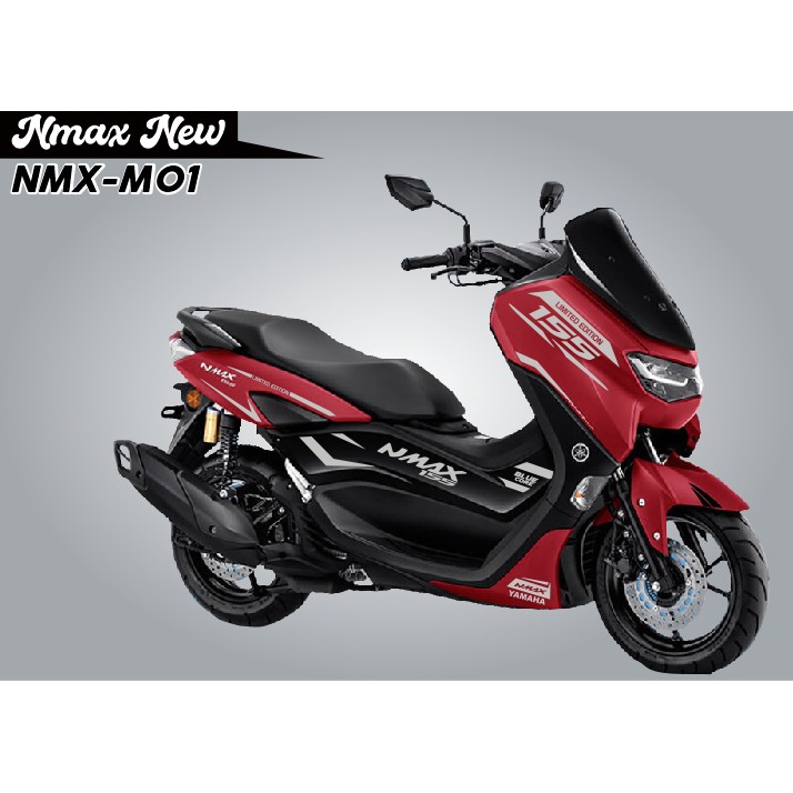"CUTTING STIKER NMAX NEW BODY MERAH CODE NMX-M01| STIKER NEW NMAX 155 MURAH"
