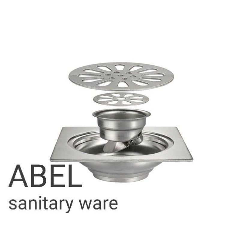 Floor drain saringan Got anti serangga ABEL stainless SUS 304