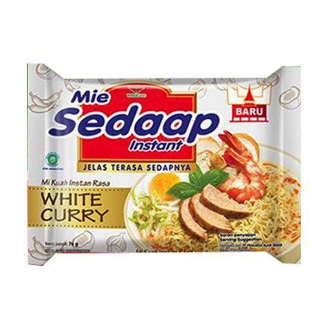 

MIE SEDAP WHITE CURRY ( 1 DUS )