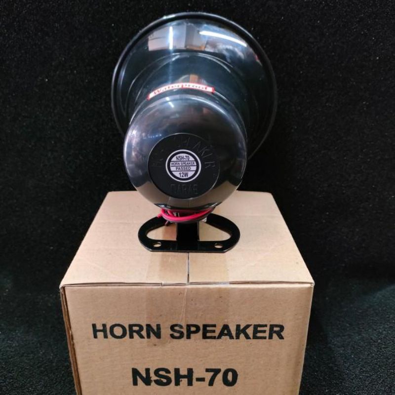 Pengeras Suara Narae 12 watt Corong Not TOA Kecil Horn Speaker Kecil Bulat NSH 70 cocok untuk jualan