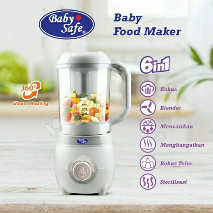 Baby safe Baby Food Maker LB012 / Blender / Pengolah Makanan bayi
