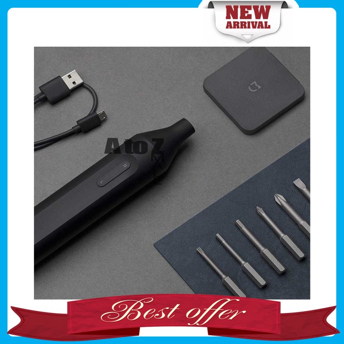 Xiaomi Mijia Obeng Elektrik Screwdriver Kit 6PCS Bits