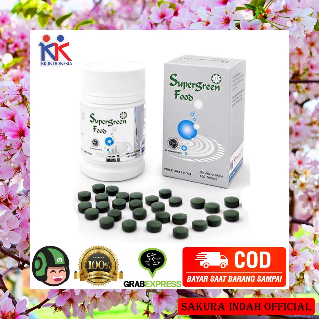 Super Green Food SGF KK Indonesia Original Supergreen Food Multivitamin Memelihara Daya Tahan Tubuh