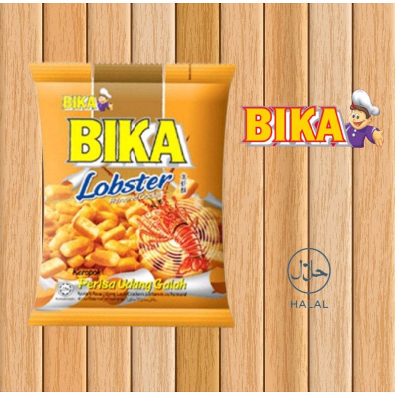 

Bika Lobster Flavoured Crackers Perisa Udang Galah 70gr