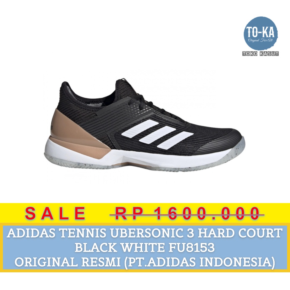 Adidas Tennis Ubersonic 3 hard court fu8153 black wht